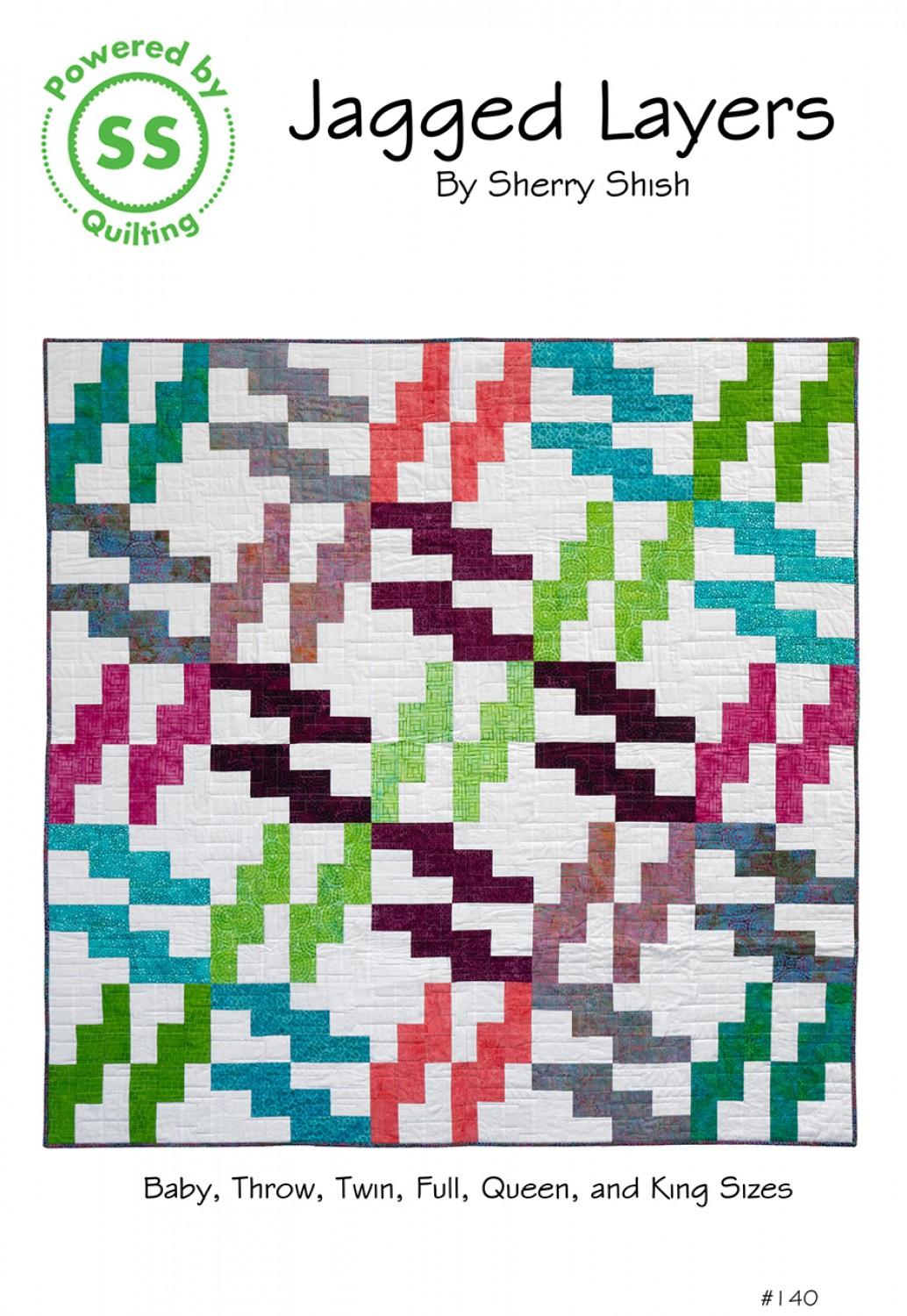 Jagged Layers Pattern - Nebraska Quilt Company - PUB02134
