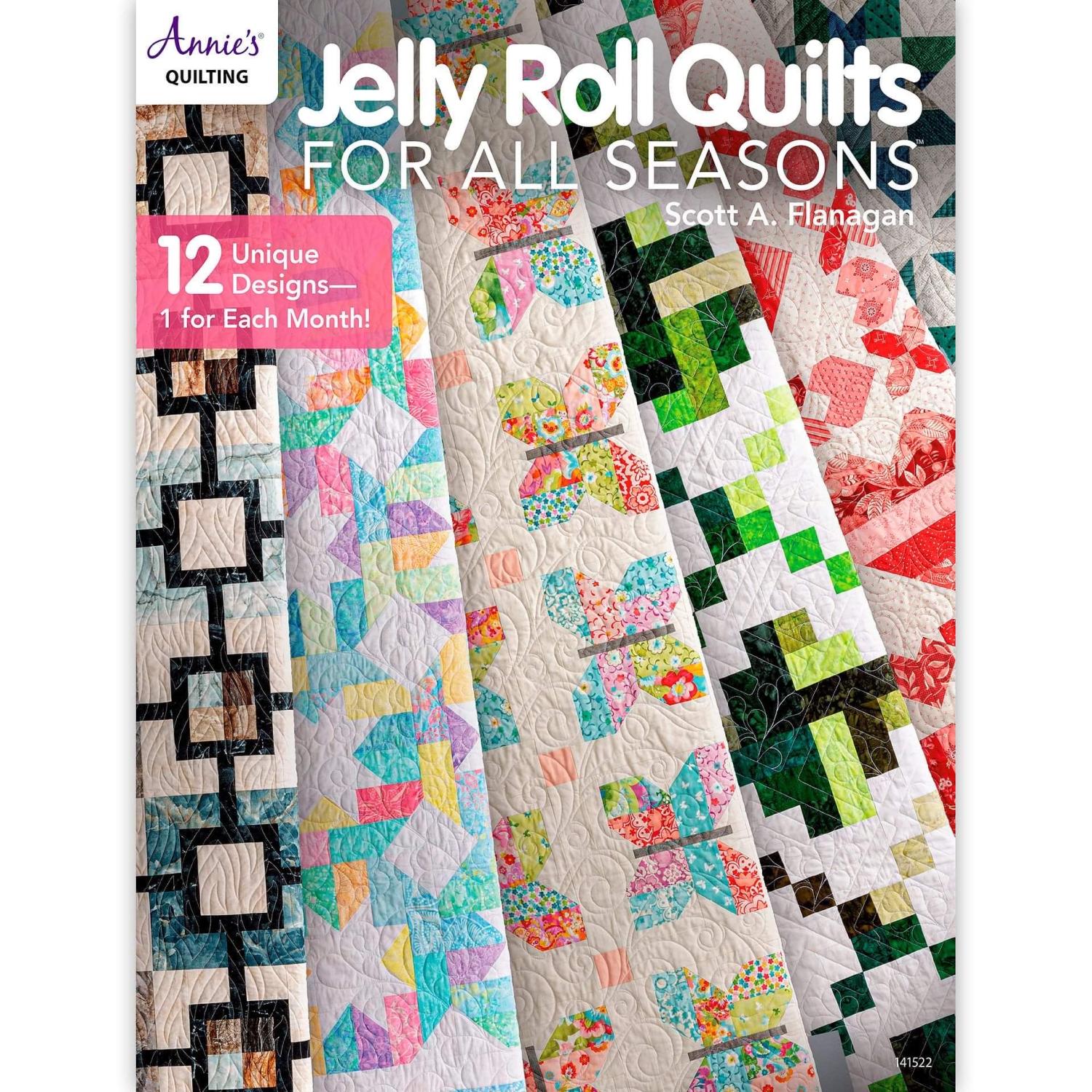 Jelly Roll Quilts For All Seasons Book - Nebraska Quilt Company - PUB07072