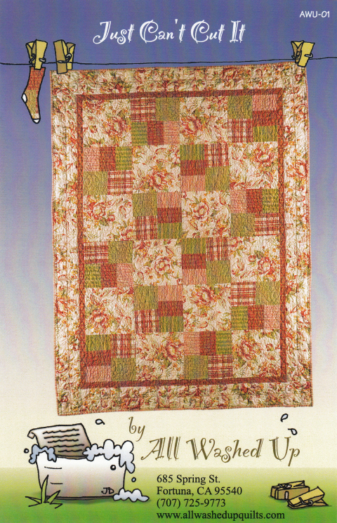 Just Can't Cut It Pattern - Nebraska Quilt Company - PUB21739