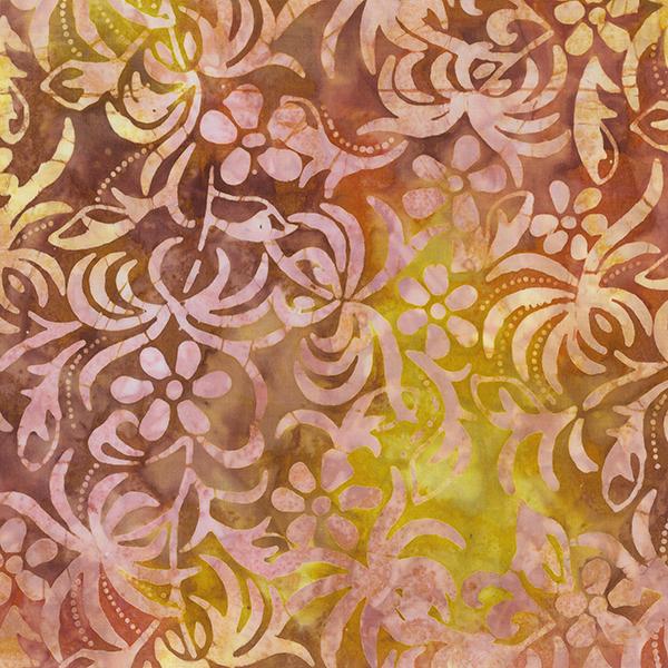 Memory Lane Daisies and Ferns Sunglow - 80920 - 53 - Banyan Batiks - Nebraska Quilt Company - F03243