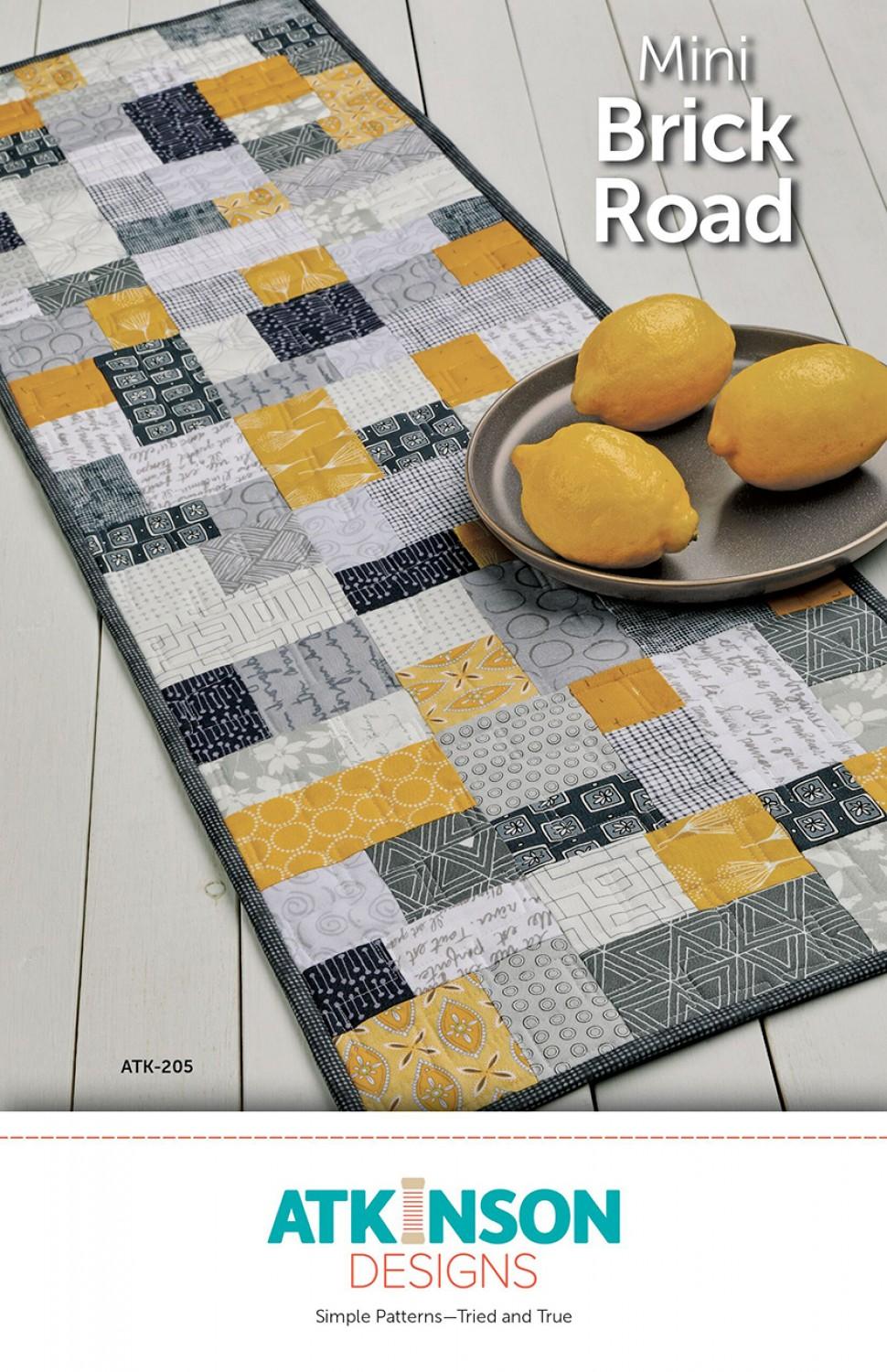 Mini Brick Road Pattern - Nebraska Quilt Company - PUB30191