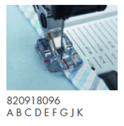 Narrow Piping Foot - Nebraska Quilt Company - PI10111