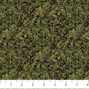 Naturescapes Bushes Green - 25500 - 77 - Northcott Fabrics - Nebraska Quilt Company - F05006