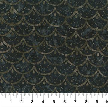 Pearls Batiks Clamshell Dots Soot - 80995 - 98 - Banyan Batiks - Nebraska Quilt Company - F05077