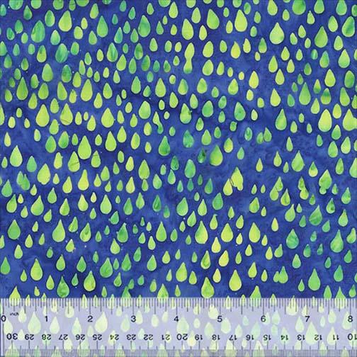 Periwinkle Glow Raindrops Electric - 3488Q - X - Anthology Fabrics - Nebraska Quilt Company - F07628