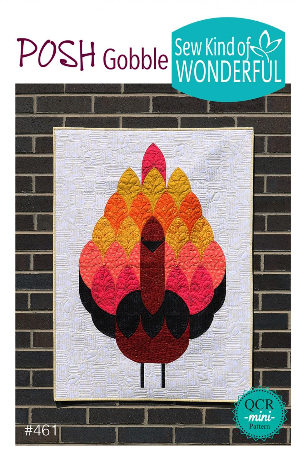 Posh Gobble Pattern - Nebraska Quilt Company - PUB02942