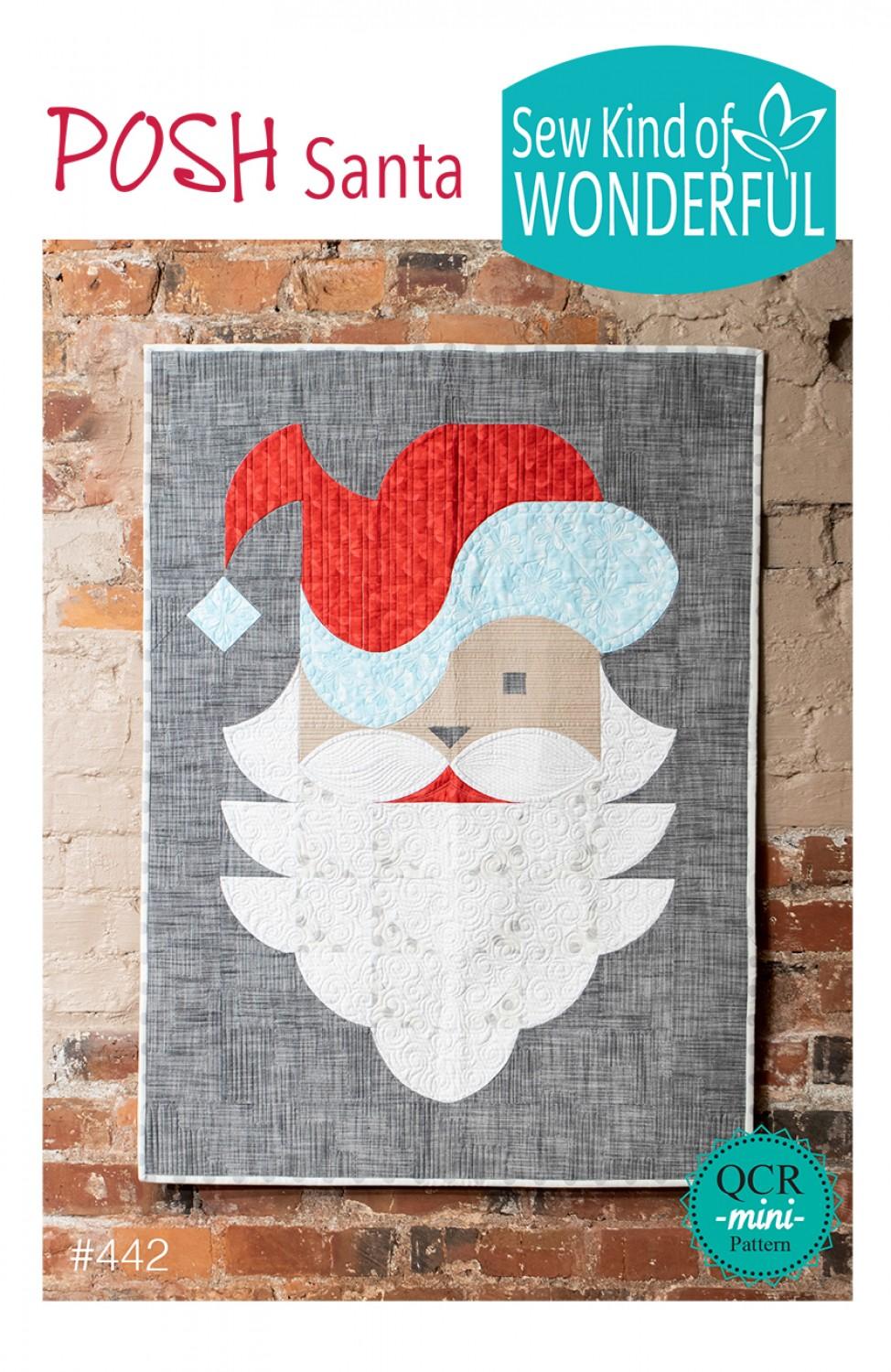 Posh Santa SKW442 - Nebraska Quilt Company - PUB30177
