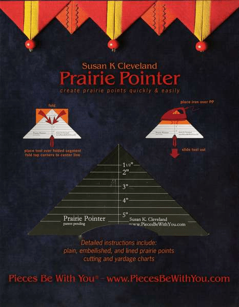 Prairie Pointer Pressing Tool - Nebraska Quilt Company - N14368