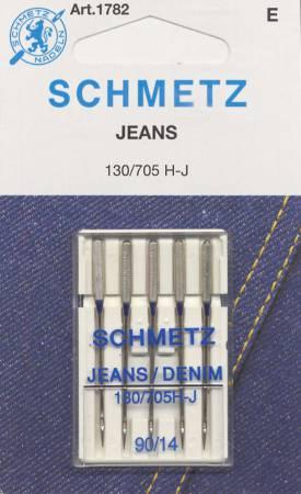Schmetz Jeans/Denim Machine Needles 90/14 - Nebraska Quilt Company - N15655