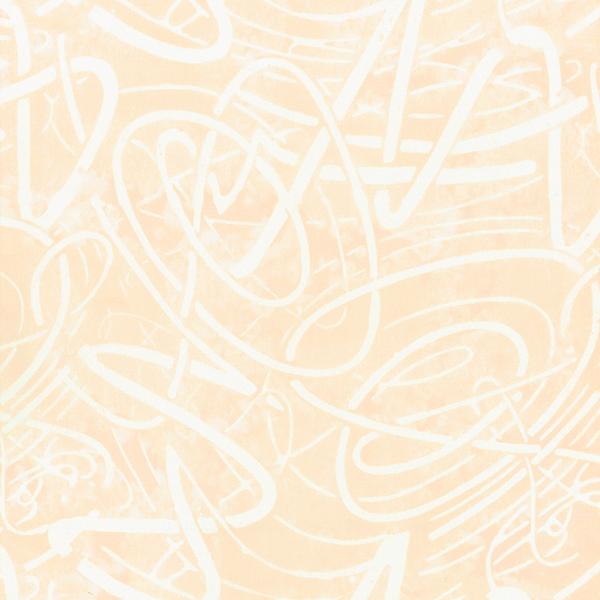 Scribbles Sketched Foliage Peach - 83084 - 52 - Banyan Batiks - Nebraska Quilt Company - F04228