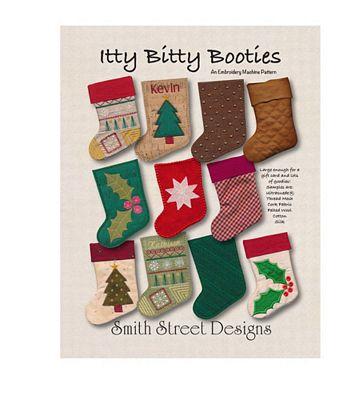 Smith Street Designs Itty Bitty Booties Digital Pattern - Nebraska Quilt Company - PUB01217