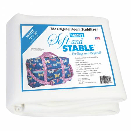 Soft and Stable White 100% Polyester Foam Stabilizer 72" x 58" - Nebraska Quilt Company - N09698