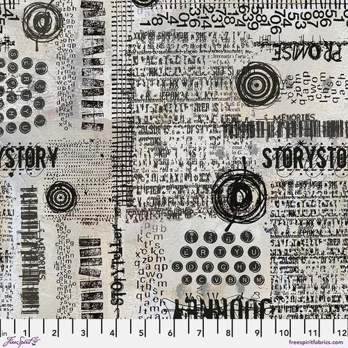 Storyboard Printed Matter Paper - PWSE009.PAPER - FreeSpirit Fabrics - Nebraska Quilt Company - F06497