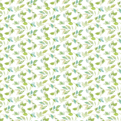 Sweet Surrender Leaf Toss in White - Green - 26951 - 10 - Northcott Fabrics - Nebraska Quilt Company - Sweet Surrender Leaf Toss in White - Green - 26951 - 10 - Northcott Fabrics
