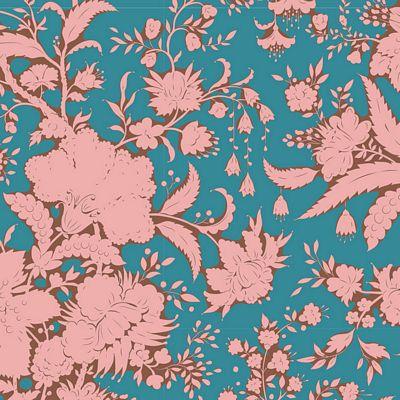 Tilda Abloom Petrol - TIL110073 - V15 - Tilda - Nebraska Quilt Company - F04340