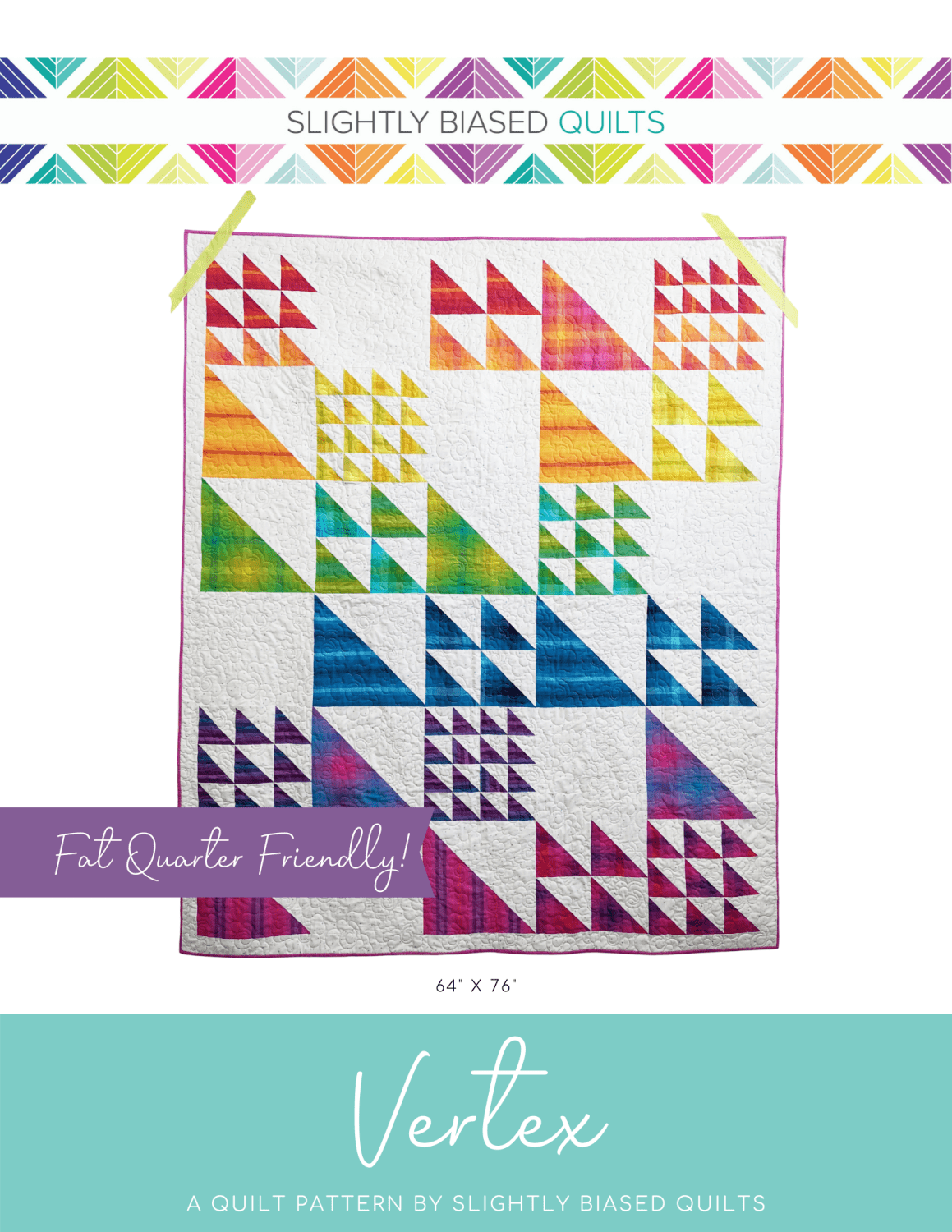Vertex Quilt Pattern - Nebraska Quilt Company - PUB08189