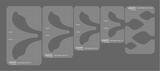 Westalee Feathered Leaf Set High Shank - Nebraska Quilt Company - N15255