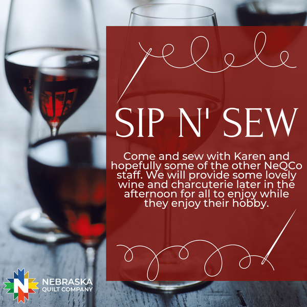 New Sip & Sew Dates for 2023!