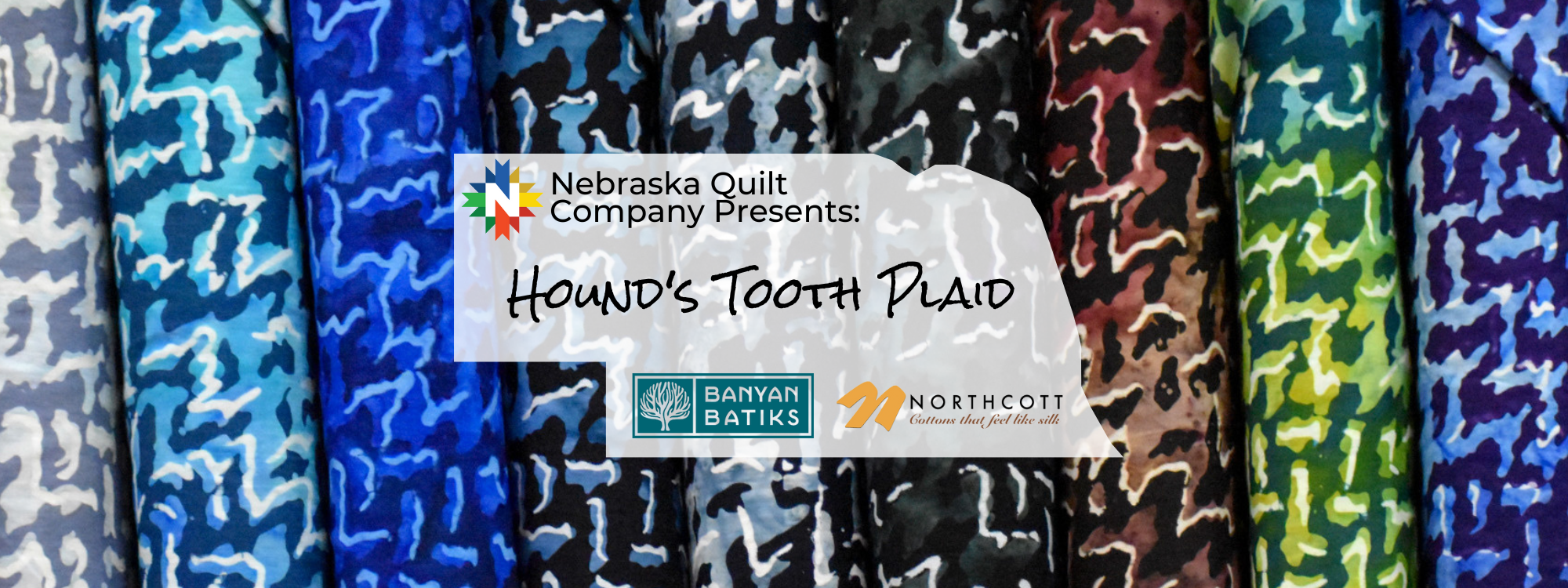 Hound's Tooth Plaid from Banyan Batiks