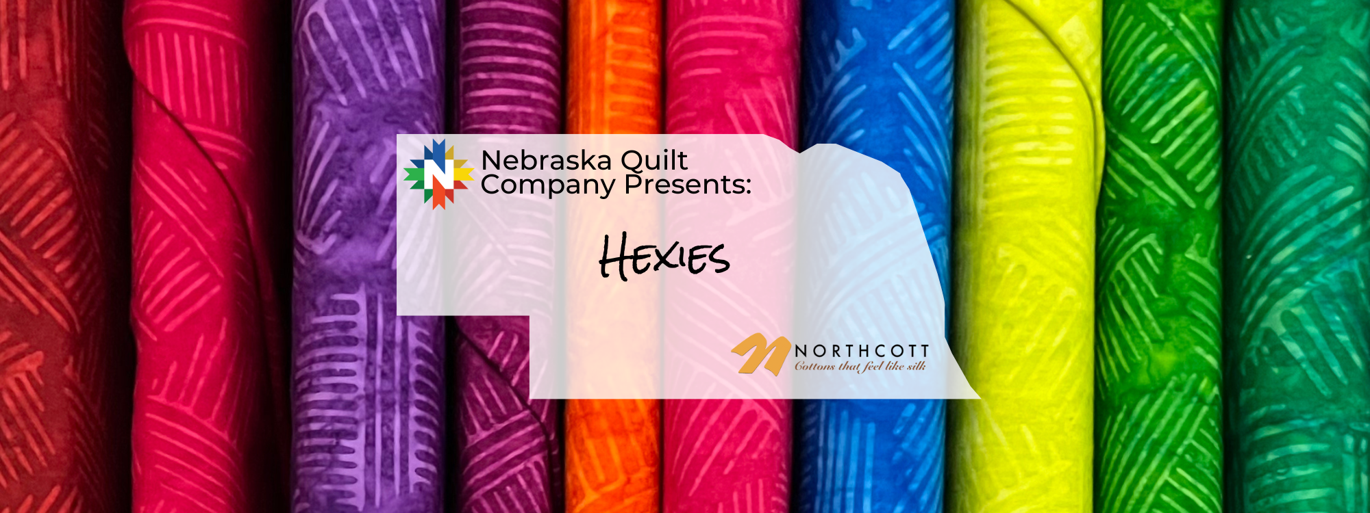 Hexies from Banyan Batiks