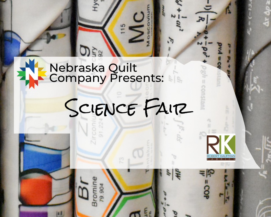 Science Fair 1, 2, and 3 from Robert Kaufman Fabrics