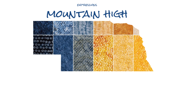 Mountain High from Expressions Batiks by Riley Blake