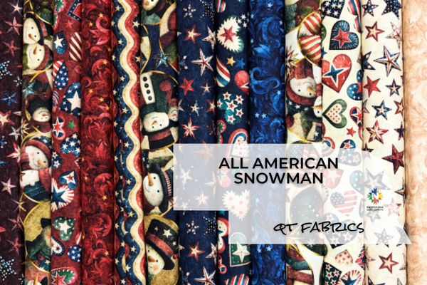 All American Snowman by QT Fabrics - Nebraska Quilt Company