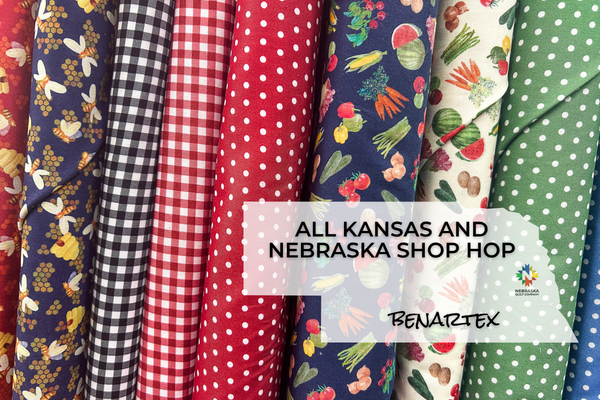 All Kansas Nebraska Shop Hop by Benartex - Nebraska Quilt Company