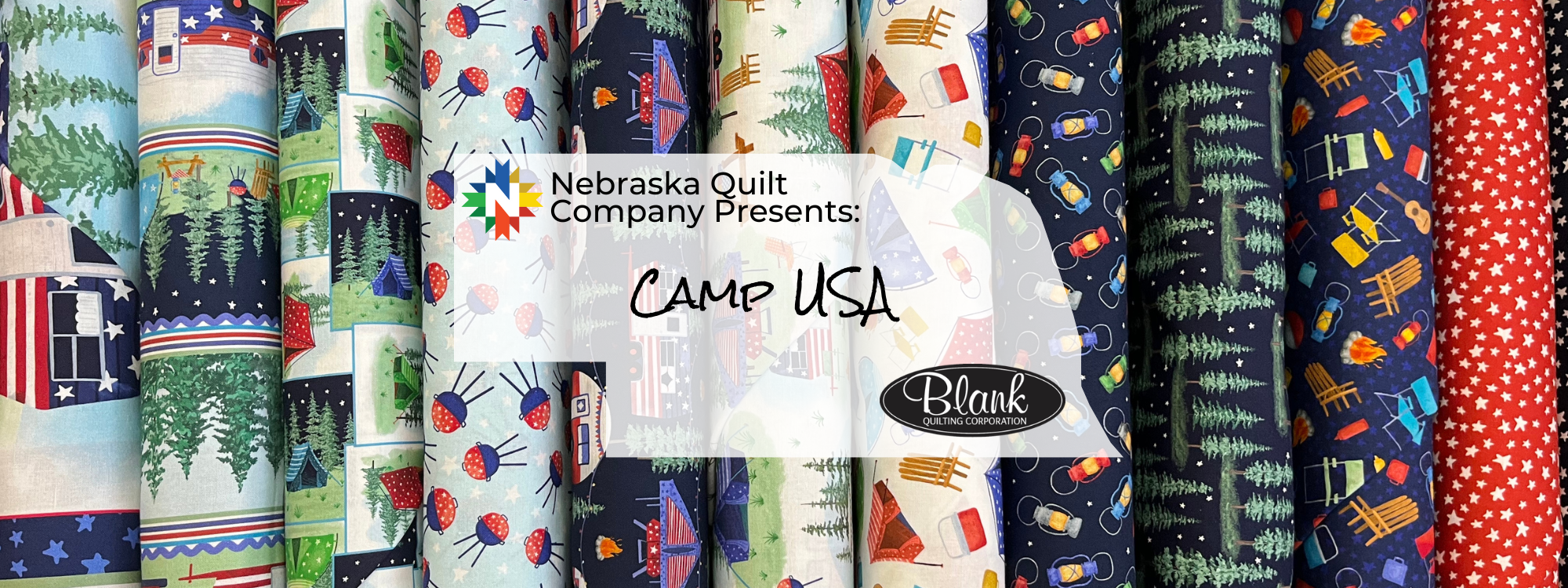 Camp USA from Blank Quilting Co. - Nebraska Quilt Company