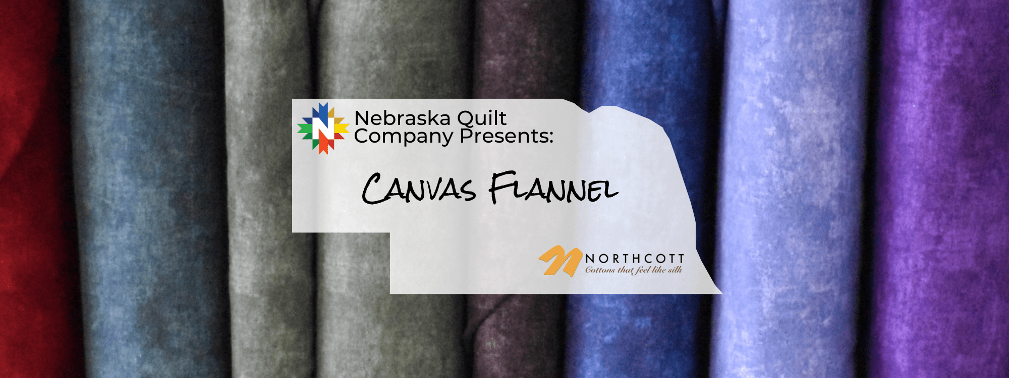 Canvas Flannel from Northcott - Nebraska Quilt Company