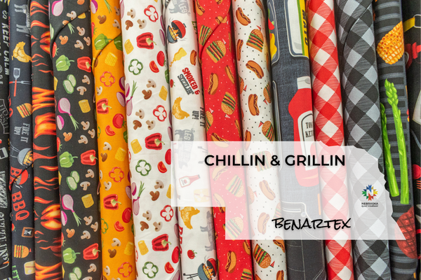 Chillin & Grillin by Benartex - Nebraska Quilt Company
