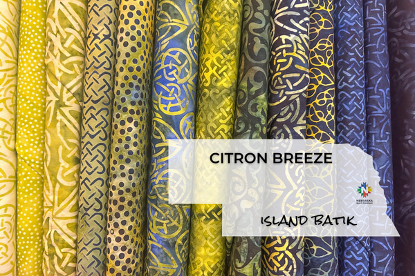 Citron Breeze by Island Batik - Nebraska Quilt Company
