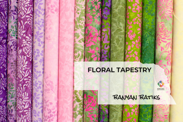 Floral Tapestry by Banyan Batiks - Nebraska Quilt Company