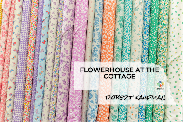 Flowerhouse At the Cottage by Robert Kaufman - Nebraska Quilt Company