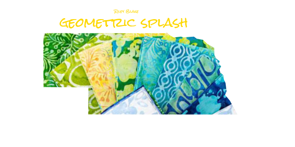 Geometric Splash from Riley Blake - Nebraska Quilt Company