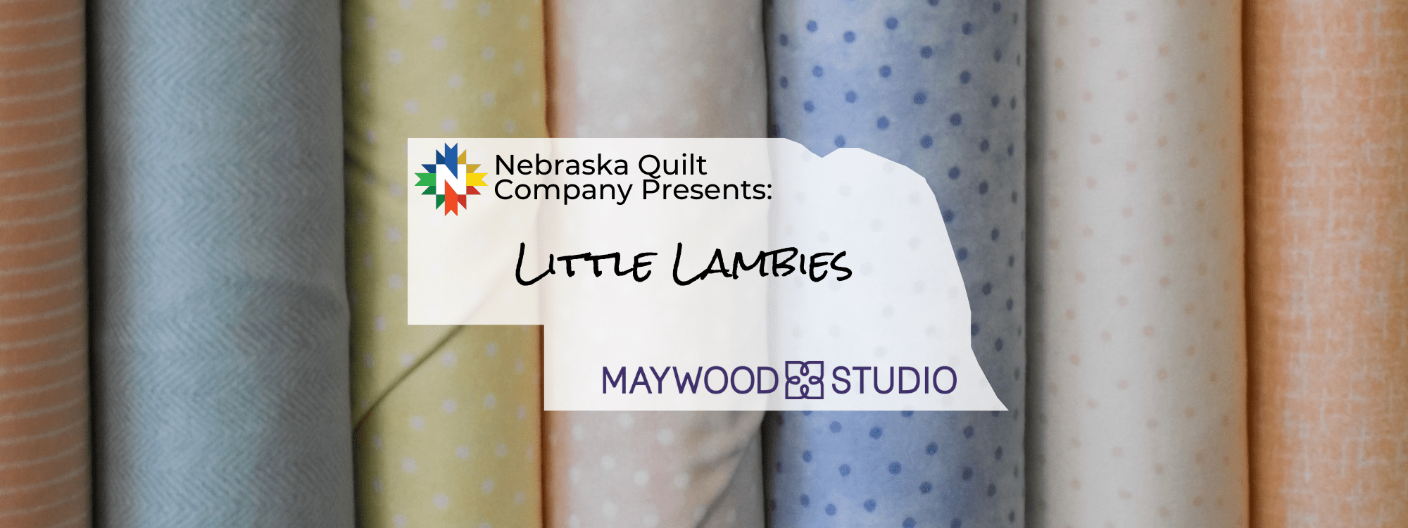 Little Lambies from Maywood Studio - Nebraska Quilt Company