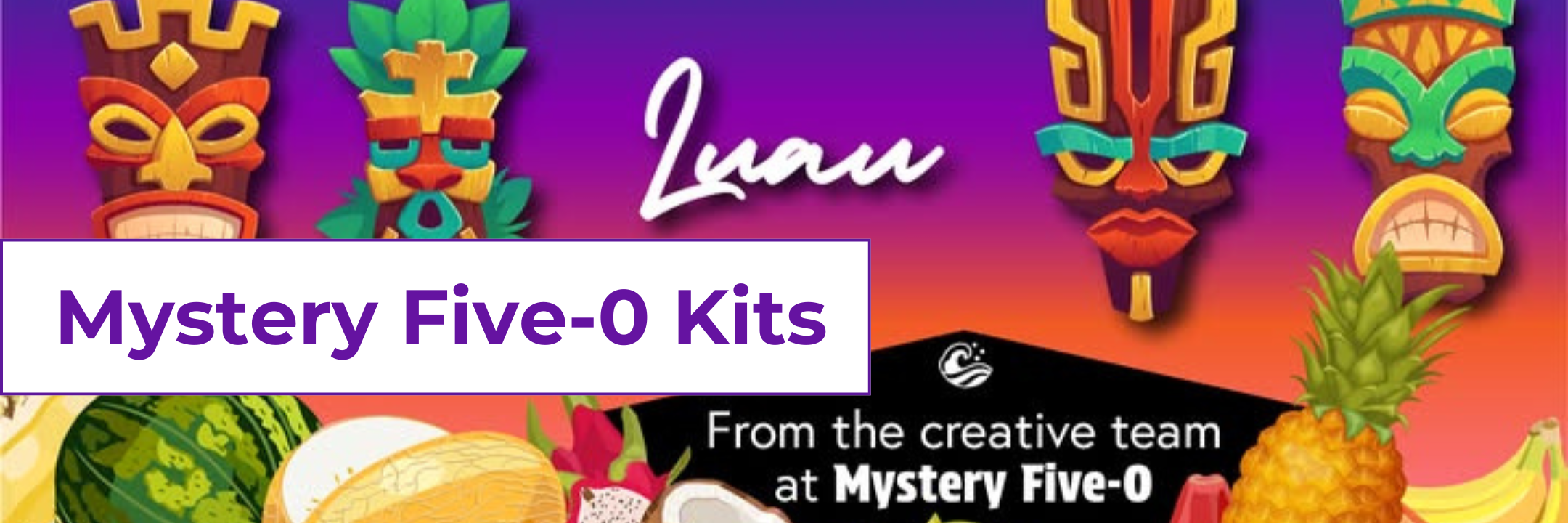 Mystery Five-0 Kits - Luau - Nebraska Quilt Company