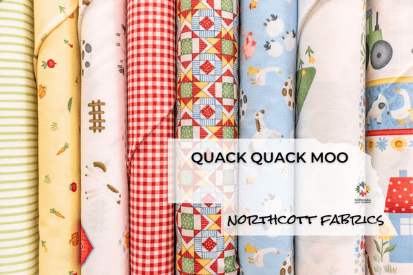Quack Quack Moo by Northcott Fabrics - Nebraska Quilt Company