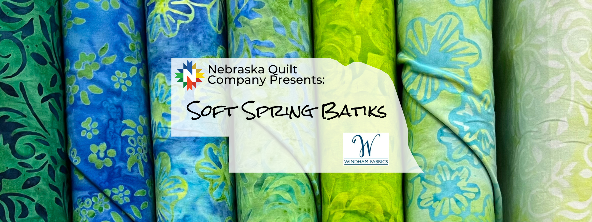 Soft Spring Batiks from Windham Fabrics - Nebraska Quilt Company