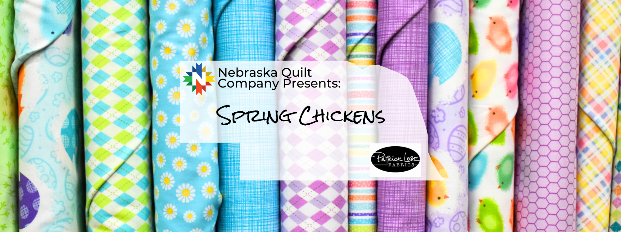 Spring Chickens by Patrick Lose Fabrics - Nebraska Quilt Company