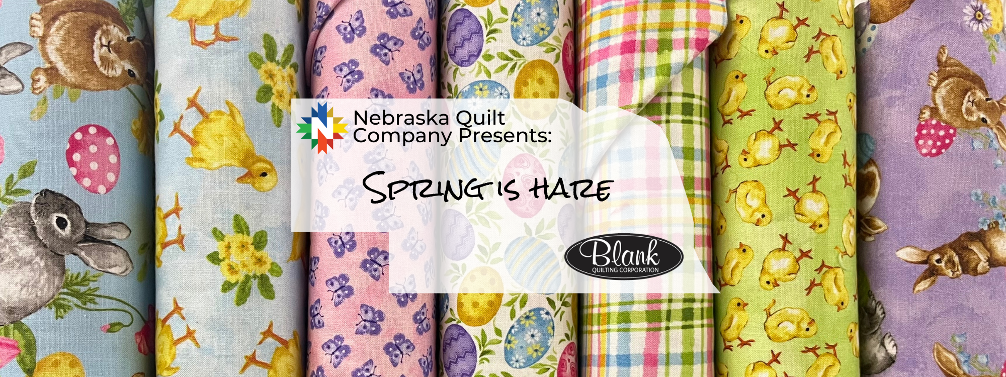 Spring is Hare from Blank Quilting Co. - Nebraska Quilt Company