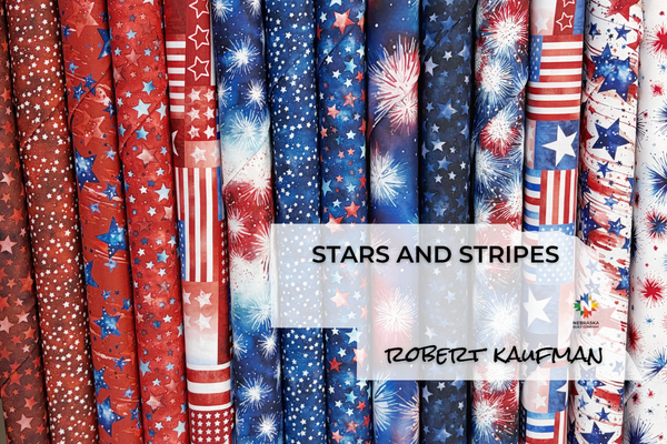 Stars and Stripes by Robert Kaufman - Nebraska Quilt Company