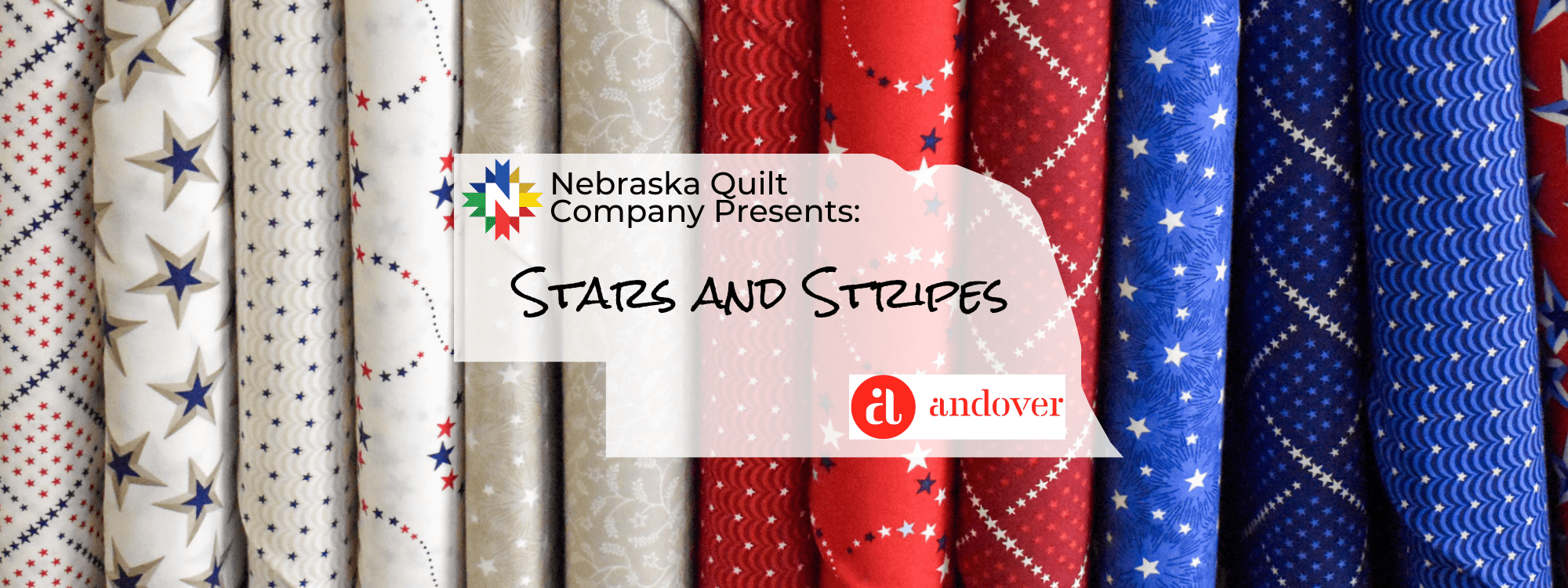 Stars and Stripes from Andover - Nebraska Quilt Company