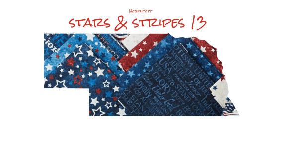 Stars & Stripes 13 by Northcott Fabrics - Nebraska Quilt Company
