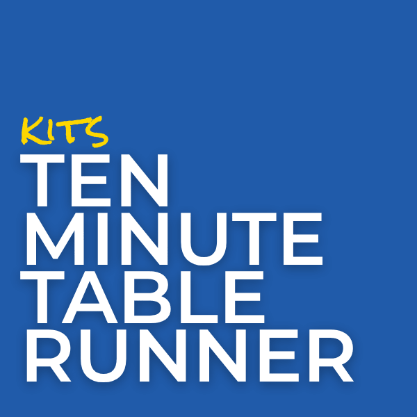Ten Minute Table Runner Kits - Nebraska Quilt Company