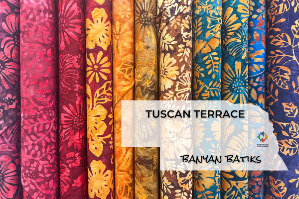 Tuscan Terrace by Banyan Batiks - Nebraska Quilt Company
