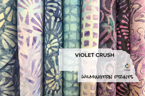 Violet Crush by Wilmington Prints Batiks - Nebraska Quilt Company