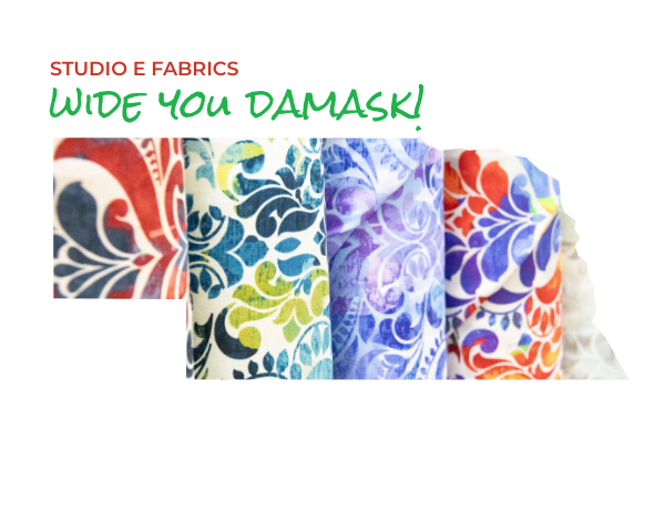 Wide You Damask! from Studio E Fabrics - Nebraska Quilt Company