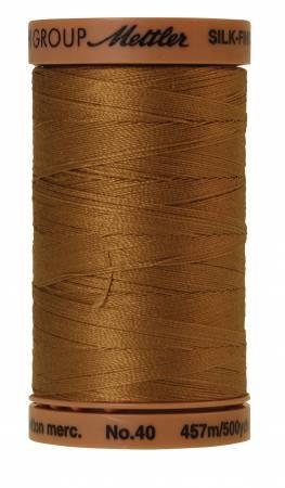 0287 Mettler 100% Cotton 40wt Dark Tan - Nebraska Quilt Company - NT00071
