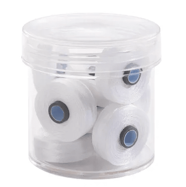 10000 White 40wt Magna - Glide Delights Style M 132 Yards 10 Pack - Nebraska Quilt Company - NT02272